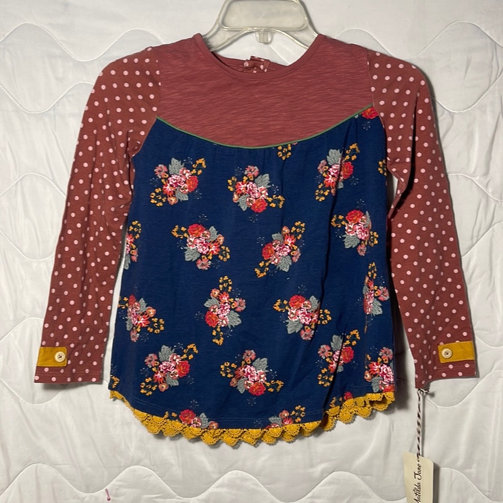 Matilda Jane Girls Gather Together Tunic Joanne Gaines Collection NWT SZ 8